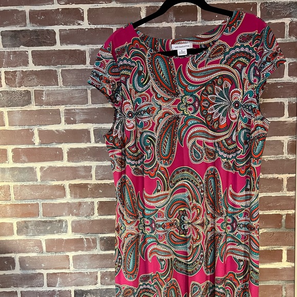 Colorful Liz Claiborne Dress - Picture 2 of 7